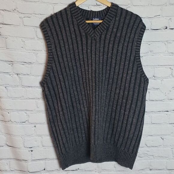 Vintage John Blair Men's Sweater Vest - Picture 1 of 4